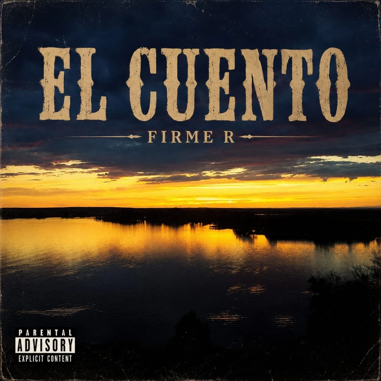 EL CUENTO — atardecer dorado sobre el río